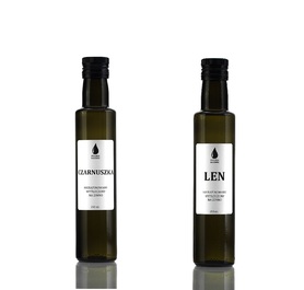 Naturalne produkty na odporność Zestaw Olej lniany + olej z czarnuszki